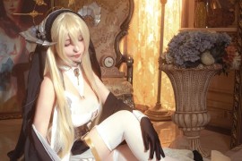 cosplay 碧蓝航线 怨仇 修女造型一眼就沦陷