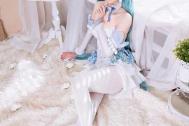 cos大赏 初音未来 粉蝶花精灵